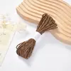 Cuerda de papel de color de doble hebra diámetro 2 mm tejida a mano para jardín de infantes cuerda de papel kraft cuerda de papel de color embalaje de caja de regalo