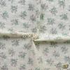 "Rima de Flor Cor Clara" Tecido Jacquard de Algodão Série Cor Macaron Tecido Puro de Algodão Estampado Floral Material para Roupa Anel de Cabelo