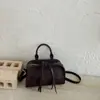 Bolsa Boston Estilo Coreano Retrô Temperamento Bolsa de Mão Feminina Outono Estilo Minimalista Versátil para o Dia a Dia Ombro Único Transversal