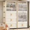 Em estoque Casa Sem Instalação Guarda-Roupa de Bebê Armário de Armazenamento para Recém-Nascidos Guarda-Roupa Dobrável para Roupas Infantis Guarda-Roupa sem Furos