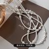 Collar Apilado de Perlas para Mujer 2023 Nuevo Explosivo Multicapa Retro Elegante Cadena de Lana Cadena de Clavícula de Alto Nivel
