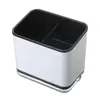 Prateleira de Armazenamento de Cozinha Personalizada, Porta-Hashi Multifuncional com Drenagem, Prateleira de Armazenamento Doméstico, Caixa de Armazenamento de Colheres, Hashi no Atacado
