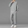 Traje Wei Yi para Hombre Primavera y Otoño Casual Talla Grande Estilo Hong Kong Joven Fresco y Guapo Usar un Conjunto Completo