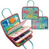 Fábrica de Origen Transfronteriza Tablero de Aprendizaje para Niños Pequeños Juguetes Educativos para Niños Tapete Sensorial Montessori Educación Temprana Fieltro Tablero Ocupado