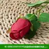 Flores Artificiales Rojo Borgoña Materiales de Flores Rosas Artificiales Flores Falsas Boda Salón de Bodas Decoración del Hogar Flores Artificiales al por Mayor