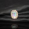 Novos acessórios para cabelo quadrado com laço faça você mesmo acessórios para cocar acessórios para decoração com fivela de diamante e cristal