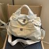 Bolsa de pano de nylon feminina bolsa tote grande capacidade verão crossbody 2024 nova chegada bolsa de ombro para classe