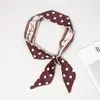 Bufandas Largas de Seda Empaquetadas Individualmente al por Mayor, Diademas, Gomas para el Cabello, Cintas, Correas de Recuerdo, Accesorios para el Cabello, Paquetes de Cabello Simples y de Alta Gama