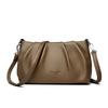 Bolso de Mujer Transfronterizo 2025 Nuevo Urbano Simple Moda Cadena Fruncido Bolso de Hombro Cruzado Axila Bolso Cuadrado Pequeño al por Mayor