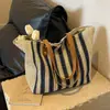 Bolso tejido de paja para mujer, gran capacidad, nuevo 2024, versátil, de hombro, para playa, bolso tote de vacaciones francés