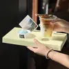 Caneca de Café Descartável Criativa Tendência Bandeja de Papel Estilo Ins Suporte de Copo para Loja de Café e Chá de Leite Suporte para Copo Duplo Impressão Comercial