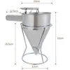 Ferramentas para Fazer Bolinhos de Polvo Atacado Funil de Peixe/Funil de Polvo/Funil Cônico/ Funil com Suporte de Aço Inoxidável