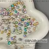 Joias Diamante para Nail Art Coloridas de Fundo Pontiagudo Octagonal Grandes, Médias e Pequenas Cubo de Açúcar Mahjong Diamante Super Brilhante para Nail Art Joias de Diamante para Unhas Atacado