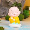 Monje Fuyun Adornos de Resina Lindos Dormitorio Salón de Té Oficina Zen Decoración del Hogar Adornos para Coche