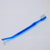 Cepillo de Dientes Ortodóntico de Doble Cabezal Cerdas Suaves Cuidado Bucal Dentadura Postiza Aparatos de Ortodoncia Soporte de Limpieza de Dentaduras Postizas Venta al por Mayor Protector de Dientes Encías Especial