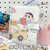 Cuaderno A5 de Crayon Shin-Chan Álbum de Tarjetas PU Engrosado Cuaderno de Hojas Sueltas Bloc de Notas Desmontable Álbum de Almacenamiento de Nohara Shinnosuke