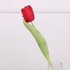 Hand-feel hidratante tulipa simulação interior buquê decoração atacado ornamentos de flores artificiais de borracha macia tulipa flor artificial