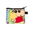 Nuevo Monedero de Crayon Shin-chan Bolsa de Monedas con Cremallera de Dibujos Animados Linda Bolsa Pequeña de Almacenamiento para Estudiantes Venta al por Mayor