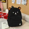 Nova Mochila de Veludo Outono/Inverno 2025 para Mulheres, Moda Coreana Bonita e Mochila de Grande Capacidade para Alunos do Ensino Fundamental e Médio