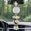 Colgante de perfume de coche de fábrica Xiangyun, calabaza de loto de jade verde, colgante creativo para decoración de coche, accesorios para coche al por mayor