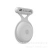 Adecuado para Apple Airtag Localizador de Apple Funda protectora hueca de silicona Anillo de metal Carcasa protectora de goma suave