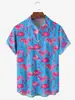 2024 Venta Caliente Transfronteriza Camisa Hawaiana Camisa Estampada Talla Europea Playa Exportación Exclusiva Camisa para Hombre