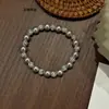 Atacado do Fabricante Colar de Pérolas Shijia Rosa Roxo Manta Corrente de Clavícula Zircônia de Luxo Leve Nicho Feminino Novo Estilo