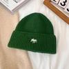 2024 Novo Outono e Inverno Estilo Coreano All-match Quente Grande Cabeça Protetores de Orelhas Gorro de Lã Espessado para Rosto Mostrado Chapéu Pequeno Chapéu de Malha