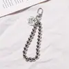 Colgante de amor con cuentas galvanizadas, colgante para funda de auriculares, hebilla para puerta, carcasa protectora para Airpods, llavero, joyería decorativa colgante