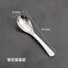 Cuchara de acero inoxidable 304 estilo coreano, cuchara para niños de jardín de infantes, cuchara para sopa, cuchara para comer de restaurante, cuchara dorada, cuchara Earl, uso doméstico