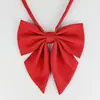 Pajarita de Color Sólido con Puntiagudos y Acentos de Plumas, Accesorios Jk, Pajarita Estilo Japonés para Estudiante Mujer, Pajarita Grande con Cordón, Estilo Uniforme Escolar