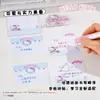 Serie Rosa y Azul de Hello Kitty Joytop - Notas Adhesivas con Clip de Acrílico