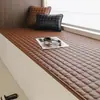 2026 Nuevo Cojín para Repisa de Ventana de Piel, Estilo Lujo Ligero, Sensación de Alta Gama, Adecuado para Todas las Estaciones, Cojín Asiento para Dormitorio y Balcón, Venta al por Mayor