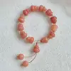 [pilha de ouro jade] cabaça em pó círculo duplo pulseira bodhi presente para amigas alto valor pulseira curinga atacado