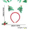 Diadema de decoración navideña, cuernos de alce navideño, hebilla de cabeza de muñeco de nieve, para disfrazar, diadema navideña para adultos y niños, accesorio para la cabeza