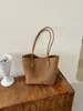 Set de bolsas de mano tejidas con estampado transfronterizo para mujer, nuevo bolso de hombro vintage de gran capacidad para el día a día, bolso de mano casual