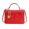 Bolso de Mujer Bordado de Alta Gama 2026, Bolso de Mano Moderno y Elegante, Bolso de Hombro y Cruzado, Bolso Caja Versátil para el Día a Día