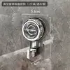 Gancho de Ventosa sin Taladro con Bloqueo Giratorio, Gancho Individual Fuerte que no Deja Marca para Baño, Diseño Simple de Plástico, Soporta 3 kg