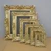 Adereços de Cena de Casamento Retrô Molduras para Fotos Estilo Europeu Molduras de Decoração de Casamento Plástico Enfeites de Molduras para Fotos de Casamento