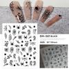 Redanco novo 3D rede vermelha explosões padrão faça você mesmo adesivos de nail art com adesivos de unha adesivos atacado DH-581