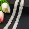 Fita de Renda Decorativa com Contas de Cristal Tecidas de Luxo Leve para Roupas, Sapatos, Chapéus, Bolsas Transformação DIY Acessórios de Renda Fita Atacado