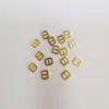 En Stock Venta al por Mayor Aleación de Zinc 3 mm Mini Hebilla de Anilla en D Materiales para Manualidades Accesorios de Ferretería para Ropa de Muñecas, Mochilas y Ajustadores de Correa para el Hombro