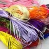Cinta de raso de 1 minuto cinta cinta de embalaje cinta para marcapáginas cinta para globos diy3mm poliéster doble cara correa de color