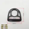 En Stock, Entrega Rápida: Accesorios para equipaje, Hebilla de anillo en D semicircular de plástico, Hebilla ajustable, Hebilla pentagonal para mochila, Hebilla para equipaje, Hebilla de anillo en D de flor de ciruelo