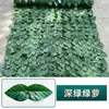 Parede Artificial de Plantas em Estoque Transfronteiriça Folha Verde Grama Decoração Barreira de Cerca Plástica Cobertura de Teto/Varanda Externa