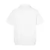 Camisa de Manga Corta de Color Sólido para Hombre de la Marca Vibe Trendy, Corte Holgado, Diseño Pequeño, Estilo Japonés, Versátil, Camisa Casual de Cuello para Verano