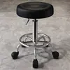 Banqueta de Tocador Nórdica de Lujo Ligero, Silla de Maquillaje Moderna Estilo Ins para Habitación de Niñas, Taburete Minimalista Moderno para Tocador, Taburete Redondo Bajo