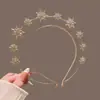 Diadema de lujo de alta gama con pedrería exquisita de doble capa para mujer, diadema de sol y estrella, accesorio para el cabello de diadema nupcial con adornos de diamantes barrocos