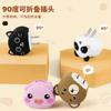 Cabezal de carga rápida de 12W, cargador creativo de animalito lindo, gatito, panda, adecuado para enchufe de teléfono móvil Apple Huawei