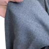 ¡No lo recomiendo! Primavera 2025 Nuevo Traje Gris Oscuro de Lana Pantalones de Pierna Ancha Moda Femenina Pantalones de Alta Gama para Mujer